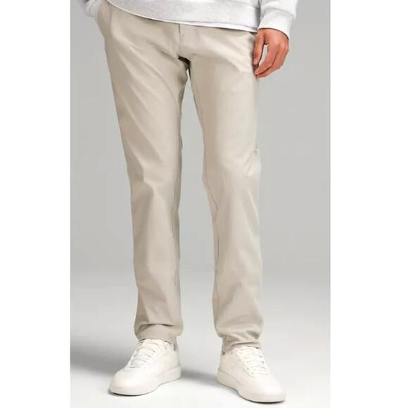 Lululemon Raw Linen Commission Classic-Fit Pants 32L Size 38 - Picture 1 of 11